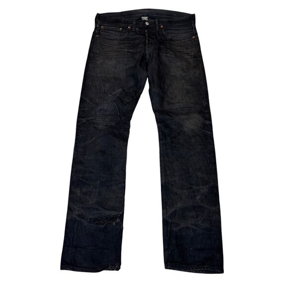 RRL Double RL Slim Fit Japan Woven Selvedge Denim Jeans Men's 32x32 - Picture 1 of 16